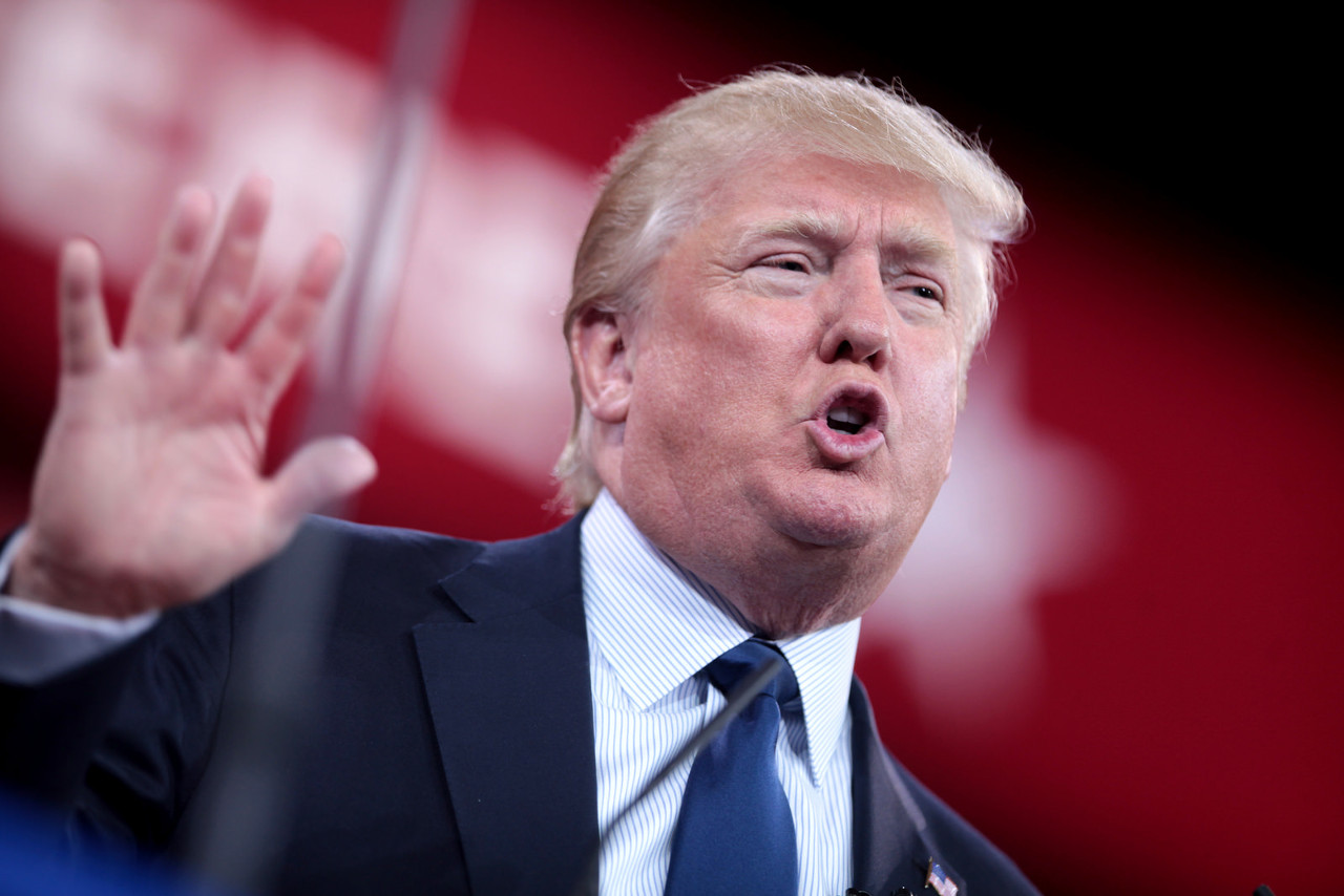 Donald Trump speaks at Conservative Political Action Conference on Feb. 27, 2015, in National Harbor, Maryland. Credit: Gage Skidmore, https://www.flickr.com/photos/gageskidmore/16471528757